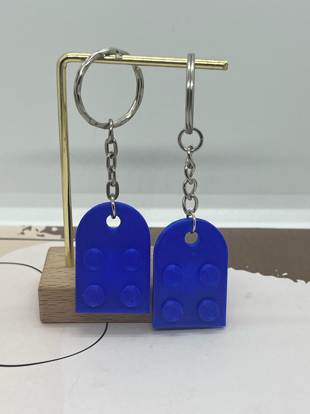 Porte-Clés Cœur – Lot de 2 | Léger, Élégant & Résistant | Idée Cadeau