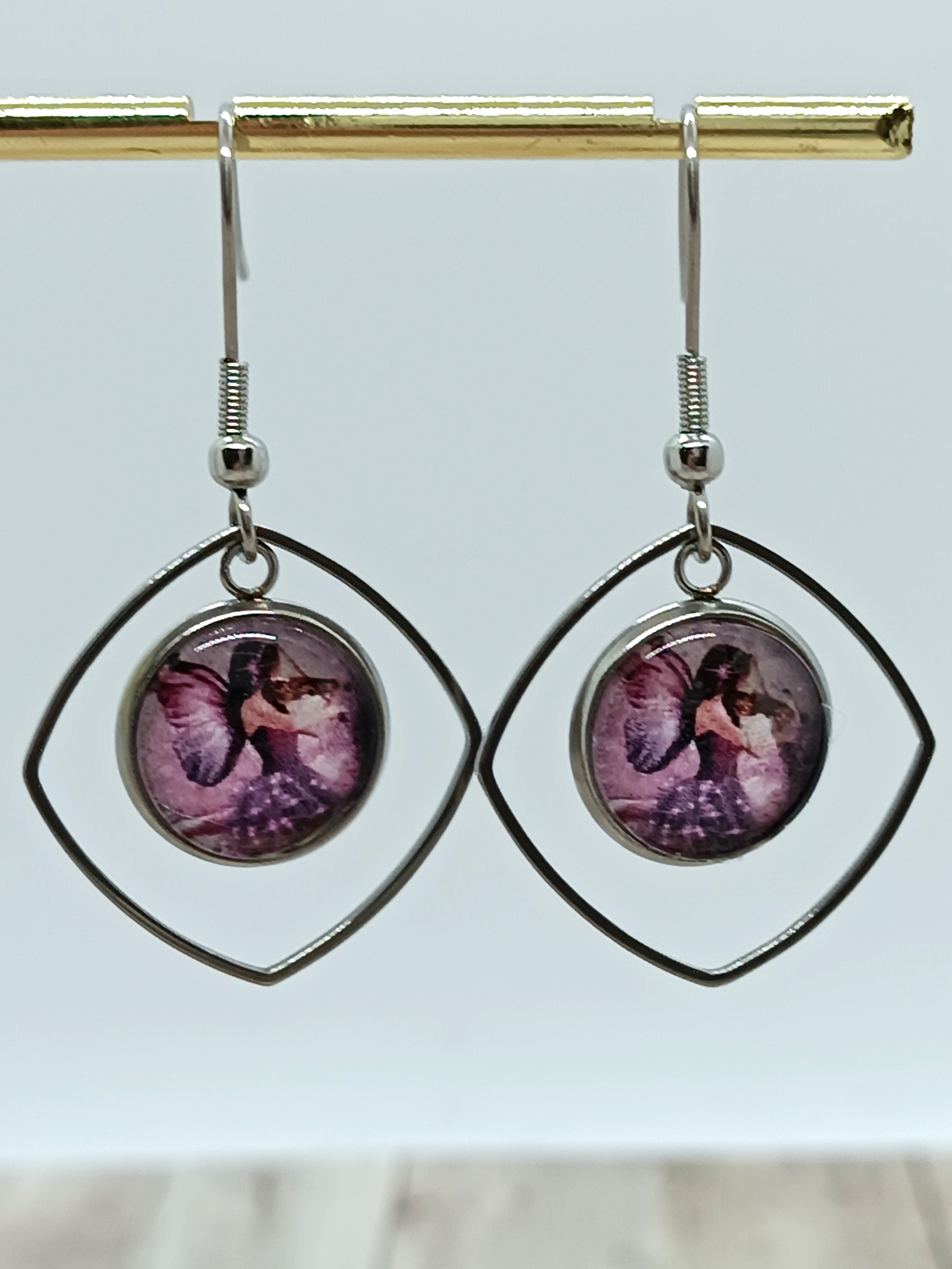 Boucles d’Oreilles Féériques – Modèles Fée & Univers Magique | Acier Inoxydable | Bijoux Légers & Enchantés