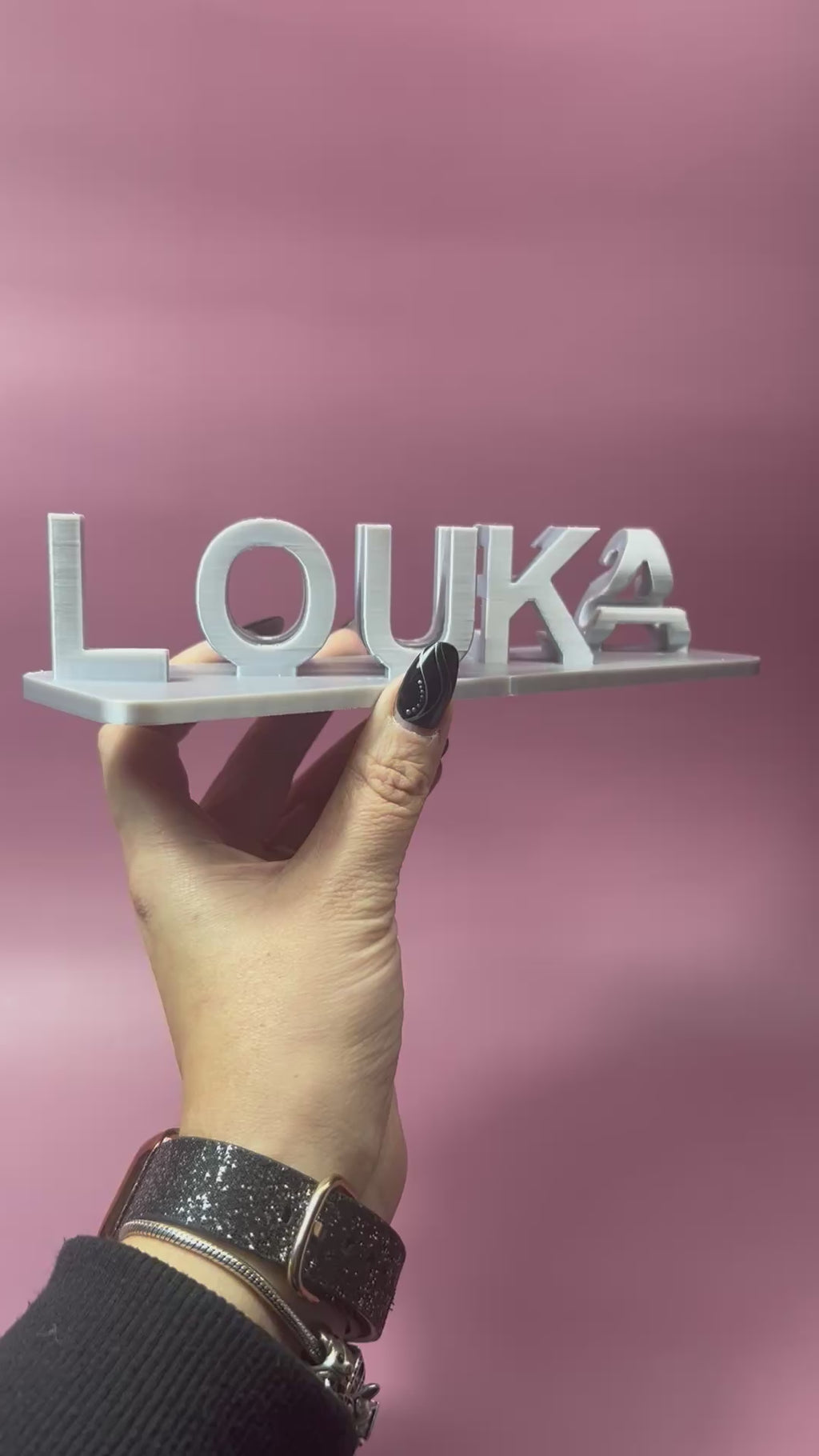 Prénom Illusion 3D Personnalisé – Deux Prénoms en Un | Cadeau Unique & Décoration