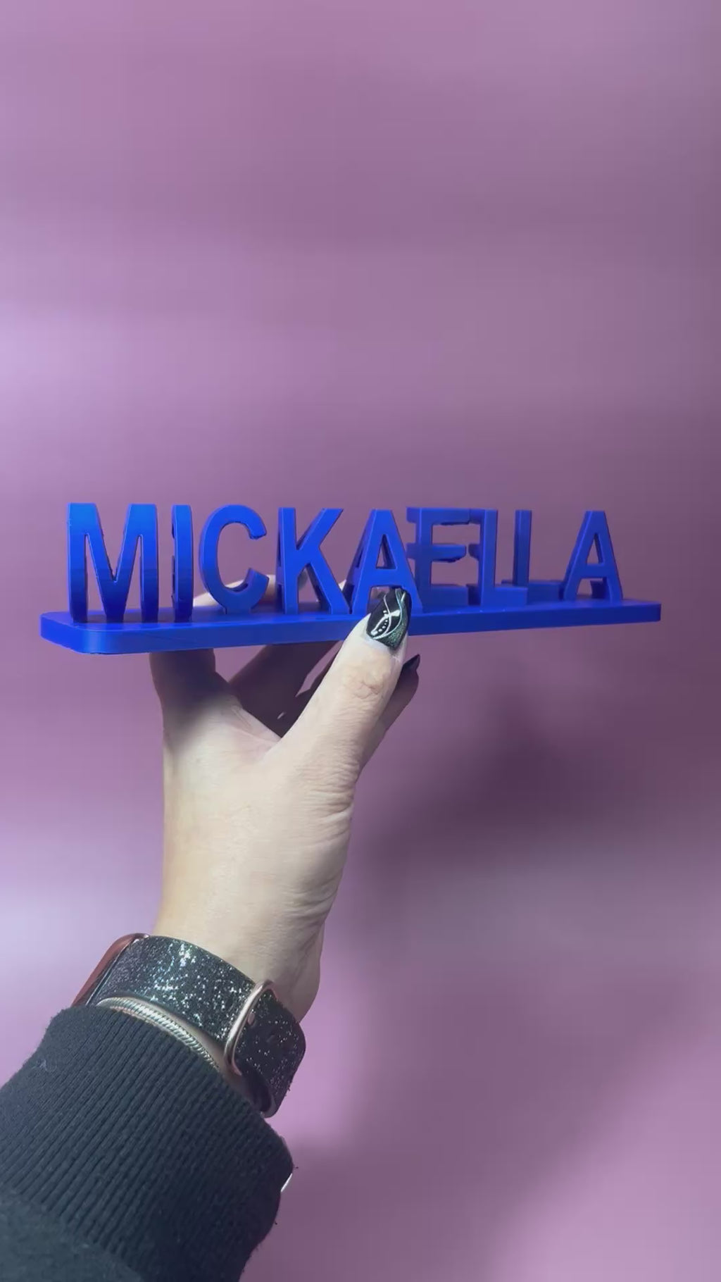 Prénom Illusion 3D Personnalisé – Deux Prénoms en Un | Cadeau Unique & Décoration